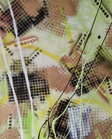 Картина под названием "CINEMA" - Lorie Renaud, Подлинное произведение искусства, Акрил Установлен на Деревянная рама для нос…
