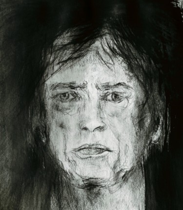 Drawing titled "Mike" by Martine Swynghedauw, Original Artwork, Graphite