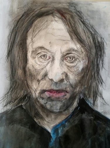 Schilderij getiteld "Michel" door Martine Swynghedauw, Origineel Kunstwerk