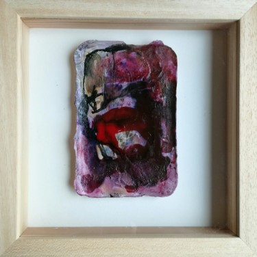 Painting titled "Petit plâtre 5" by Martine Swynghedauw, Original Artwork, Acrylic Mounted on Cardboard