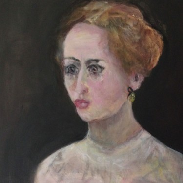 Schilderij getiteld "Judith" door Martine Swynghedauw, Origineel Kunstwerk, Acryl