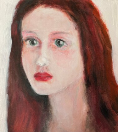 Peinture intitulée "Une dame" par Martine Swynghedauw, Œuvre d'art originale, Acrylique