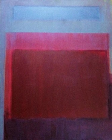 Peinture intitulée "Formes grises et ro…" par Martine Swynghedauw, Œuvre d'art originale, Huile