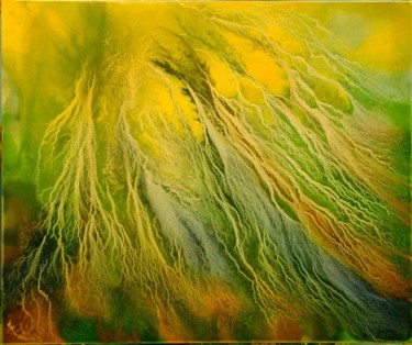 Painting titled "algues" by Di Lorillot, Original Artwork