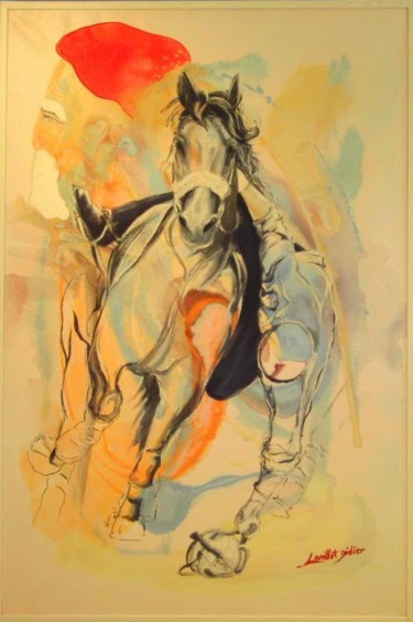 Painting titled "Horse ball" by Di Lorillot, Original Artwork