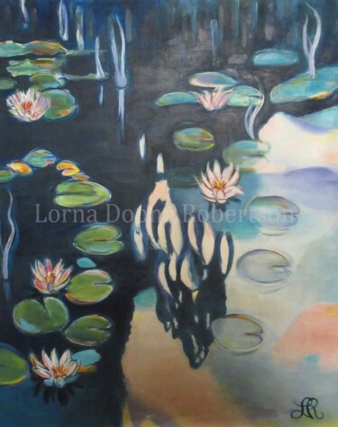 Painting titled "The Glory Of Water…" by Lorna Dooling Robertson, Original Artwork, Oil