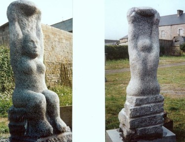 Sculpture intitulée "la mère des marins" par Laure Neumann, Œuvre d'art originale