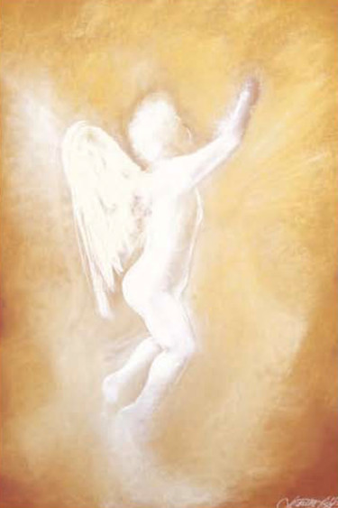 Painting titled "Purity" by Lorraine Coffey, Original Artwork, Pastel