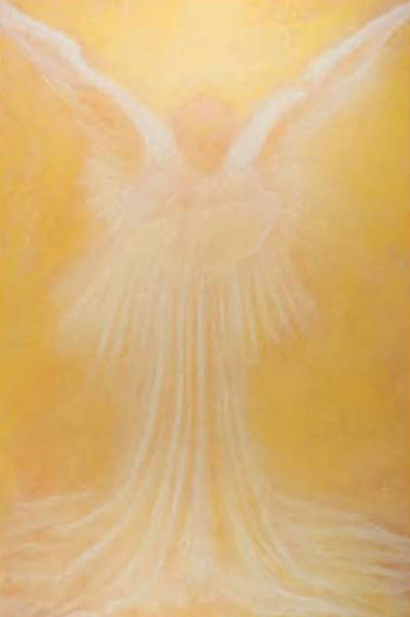 Peinture intitulée "angel-of-abundance.…" par Lorraine Coffey, Œuvre d'art originale, Pastel