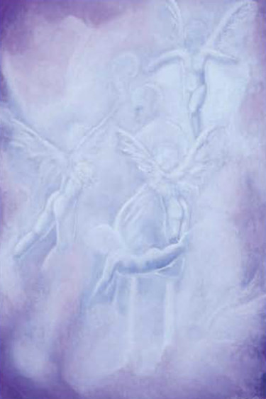 Painting titled "Holiness" by Lorraine Coffey, Original Artwork, Pastel