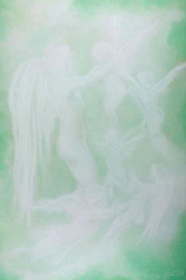 Painting titled "angels-of-joy.jpg" by Lorraine Coffey, Original Artwork, Pastel