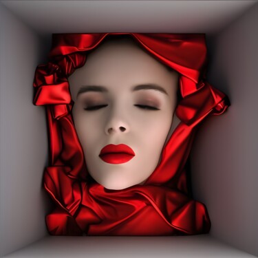 Digital Arts titled "Beauty in the Box" by Lorraine Lyn, Original Artwork, AI generated image