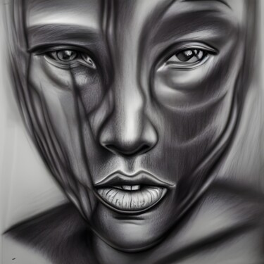 Digital Arts titled "Labored" by Lorraine Lyn, Original Artwork, AI generated image