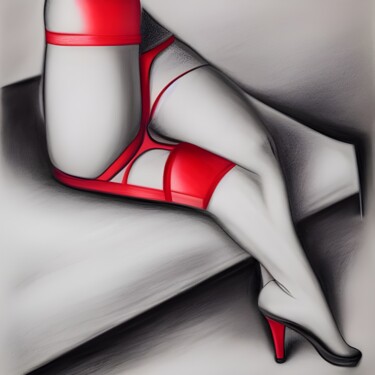 Arte digital titulada "The Pleasure" por Lorraine Lyn, Obra de arte original, Imagen generada por IA