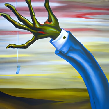 Цифровое искусство под названием "The Hand" - Lorraine Lyn, Подлинное произведение искусства, Изображение, сгенерированное ИИ