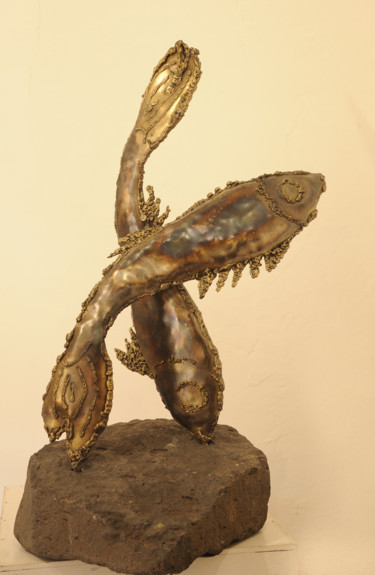 Sculpture titled "le Ballet" by Robert Marcel Becker, Original Artwork, Metals