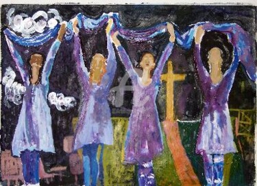 Painting titled "Joy" by Lori Solymosi, Original Artwork