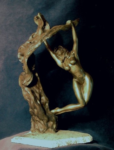 Sculpture titled "swing" by Lorus, Original Artwork, Metals