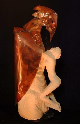 Sculpture titled "HORUS" by Lorus, Original Artwork, Stone