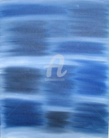 Painting titled "Shades of Blue" by Glenn Michael Morley, Original Artwork