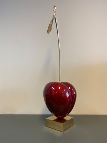 Escultura titulada "Sweet Heart Middle…" por Lothar Vigelandzoon, Obra de arte original, Bronce