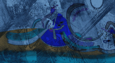 Digital Arts titled "Undicola" by Lothar Boris Piltz, Original Artwork, Digital Painting