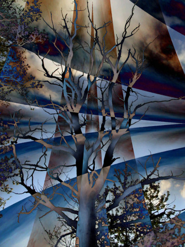 Digital Arts titled "Harmony Tree" by Lothar Boris Piltz, Original Artwork, Digital Painting