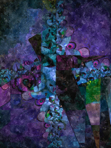 Digitale Kunst mit dem Titel "Out of Sense" von Lothar Boris Piltz, Original-Kunstwerk, Digitale Malerei