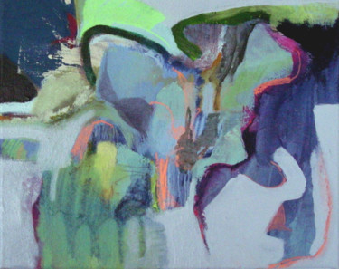 Malerei mit dem Titel "untitled (VLE)" von Lothar Neumann, Original-Kunstwerk, Acryl