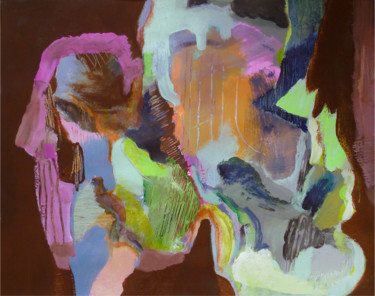 Pintura intitulada "untitled (TD)" por Lothar Neumann, Obras de arte originais