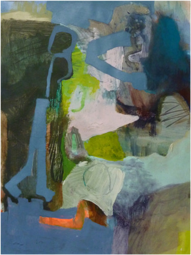 Peinture intitulée "untitled (TK)" par Lothar Neumann, Œuvre d'art originale