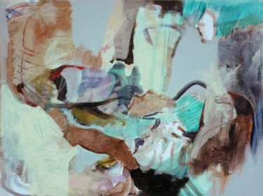 Painting titled "untitled (RCKL)" by Lothar Neumann, Original Artwork, Acrylic