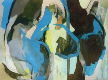 Malerei mit dem Titel "untitled (FDD)" von Lothar Neumann, Original-Kunstwerk, Acryl