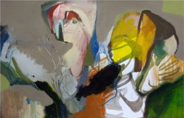 Malerei mit dem Titel "untitled (AS  SG)" von Lothar Neumann, Original-Kunstwerk, Acryl