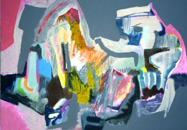 Malerei mit dem Titel "untitled (RCL FIG 2…" von Lothar Neumann, Original-Kunstwerk, Acryl
