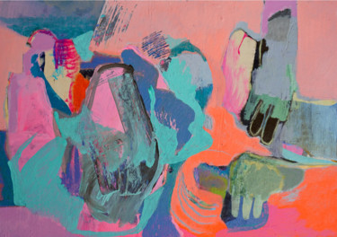 Malerei mit dem Titel "untitled (FG #7)" von Lothar Neumann, Original-Kunstwerk, Acryl