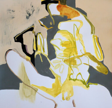 Malerei mit dem Titel "untitled (RCL FIG 7)" von Lothar Neumann, Original-Kunstwerk, Acryl