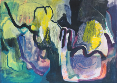 Painting titled "untitled (BASE II)" by Lothar Neumann, Original Artwork, Acrylic