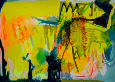 Malerei mit dem Titel "untitled (KG 2)" von Lothar Neumann, Original-Kunstwerk, Acryl
