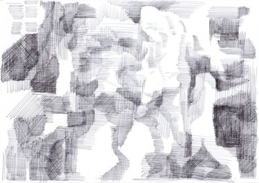 Desenho intitulada "untitled (no machin…" por Lothar Neumann, Obras de arte originais, Caneta de gel