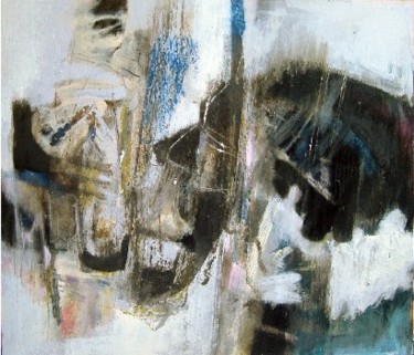Pintura intitulada "untitled (th)" por Lothar Neumann, Obras de arte originais