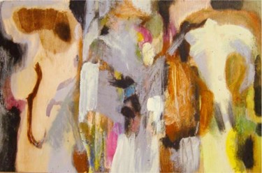 Malerei mit dem Titel "untitled (MW)" von Lothar Neumann, Original-Kunstwerk