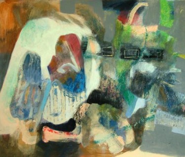 Pintura titulada "untitled (KL KL KL)" por Lothar Neumann, Obra de arte original