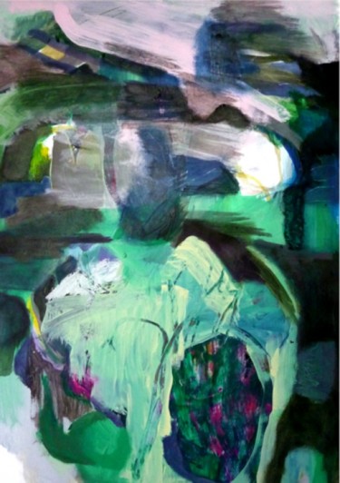 Painting titled "untitled ((DCN)" by Lothar Neumann, Original Artwork