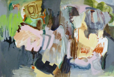 Malerei mit dem Titel "untitled (DMG)" von Lothar Neumann, Original-Kunstwerk, Acryl