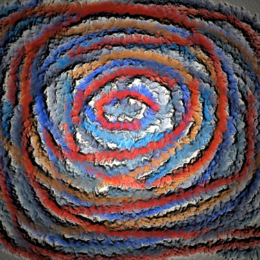 Grafika cyfrowa / sztuka generowana cyfrowo zatytułowany „pelote” autorstwa Lotus20artabstrait, Oryginalna praca, Malarstwo…