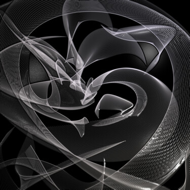 Arts numériques intitulée "noiRaude" par Lotus20artabstrait, Œuvre d'art originale, Peinture numérique