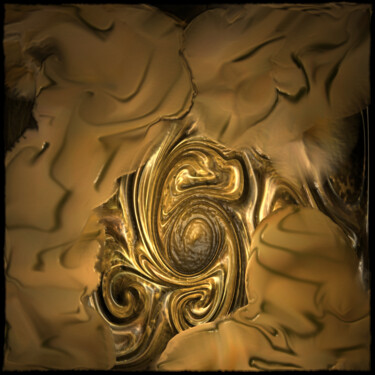 Digital Arts titled "L'or dure." by Lotus20artabstrait, Original Artwork, Digital Painting