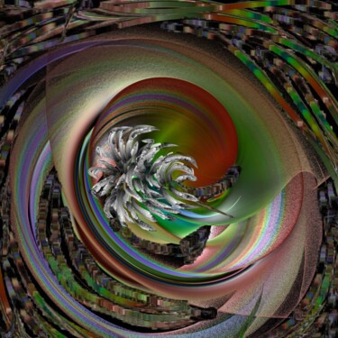 Digital Arts titled "Spirale de ?" by Lotus20artabstrait, Original Artwork, Digital Painting