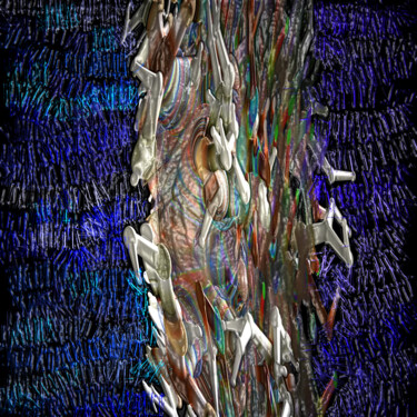 Digitale Kunst getiteld "trOnc" door Lotus20artabstrait, Origineel Kunstwerk, Digitaal Schilderwerk